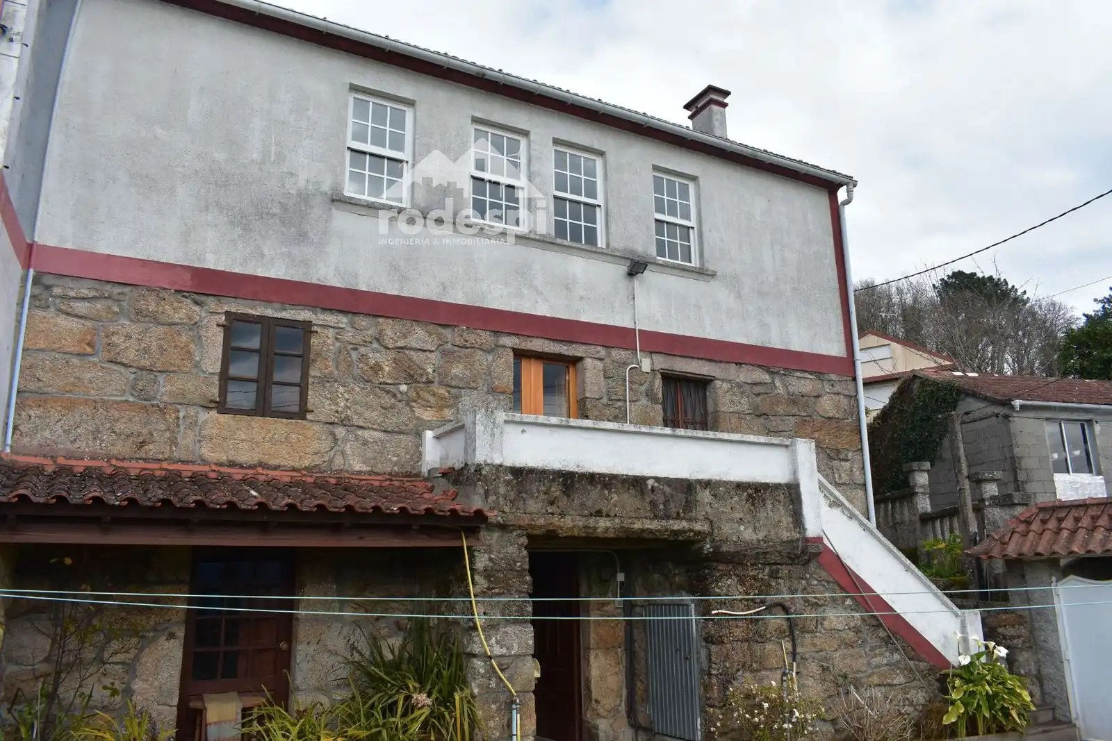 Exterior view of Houses for sale in Crecente  with Heating, Terrace and Storage room