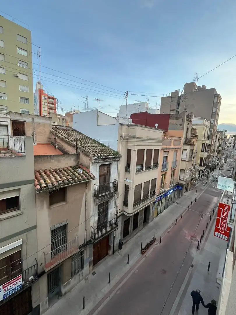 Außenansicht von Wohnung zur Miete in Castellón de la Plana / Castelló de la Plana mit Klimaanlage, Parkett und Möbliert