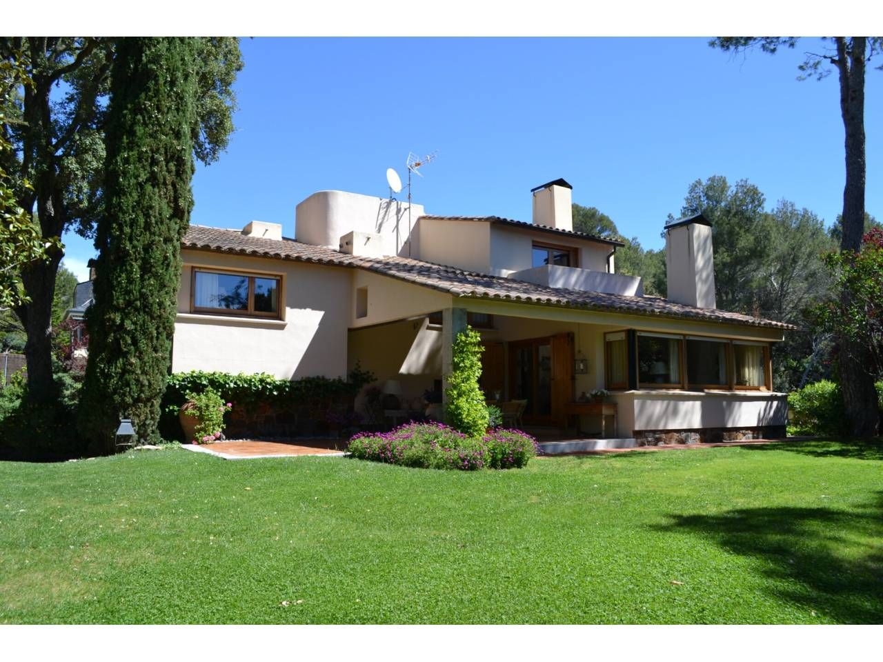 Jardín de Casa o chalet en venta en Matadepera con Aire acondicionado, Calefacción y Jardín privado