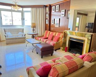Sala d'estar de Pis de lloguer en  Palma de Mallorca amb Calefacció, Terrassa i Balcó