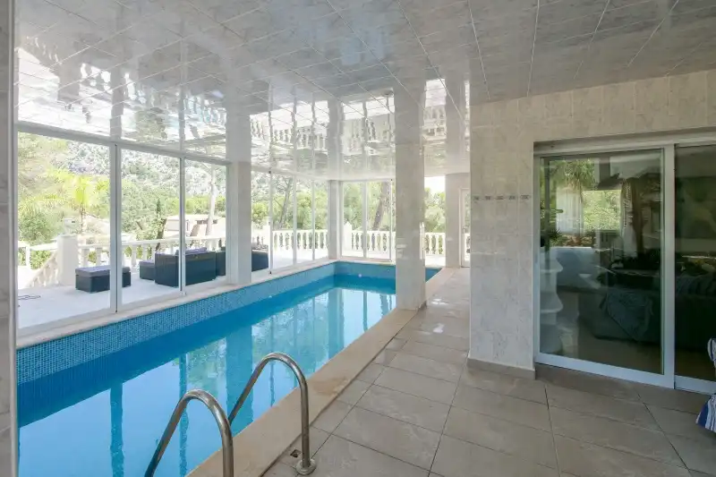 Piscina de Casa o xalet en venda en Pollença amb Aire condicionat, Jardí privat i Terrassa