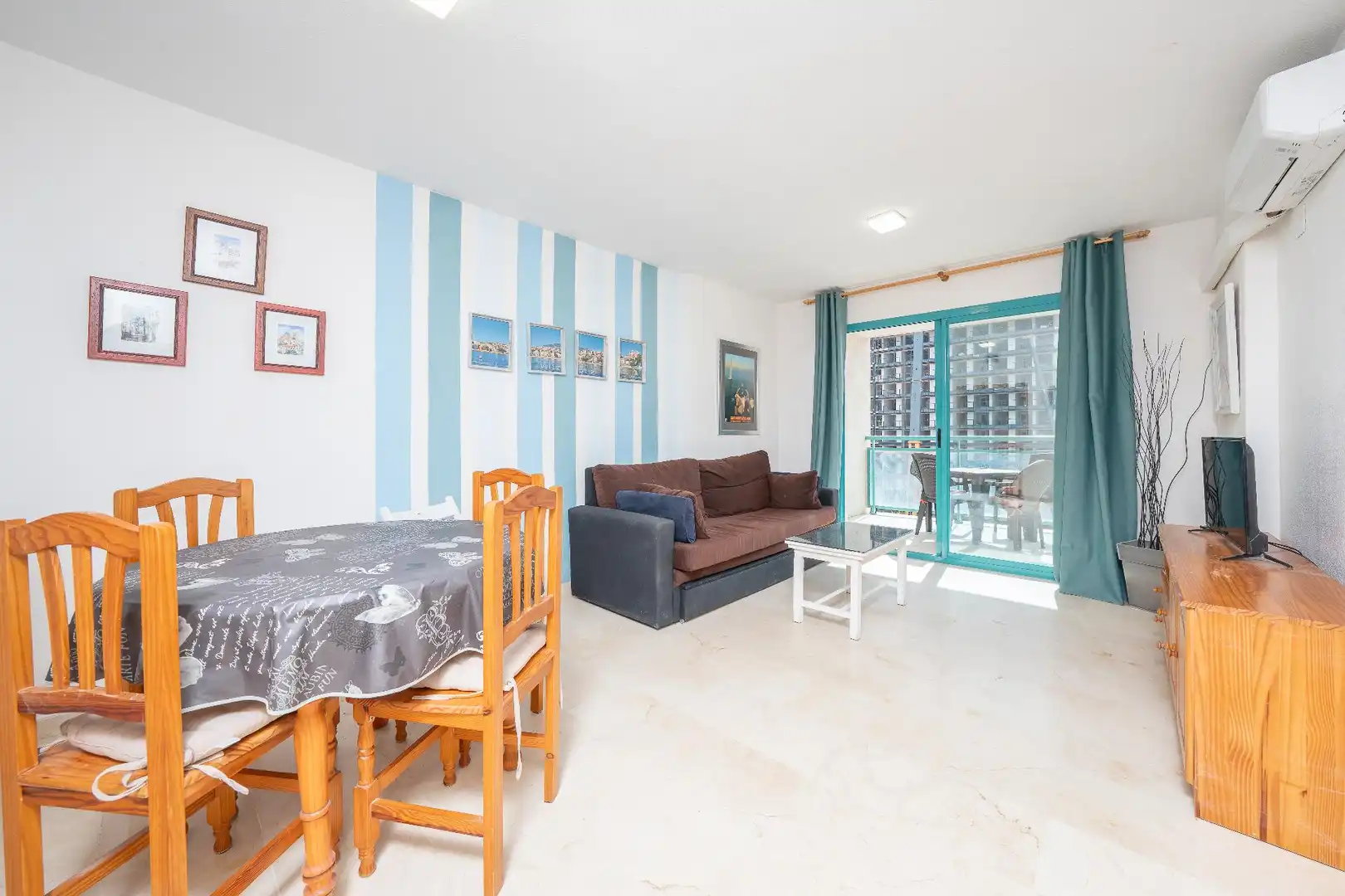Schlafzimmer von Wohnungen zum Verkauf in Villajoyosa / La Vila Joiosa mit Klimaanlage, Heizung und Terrasse