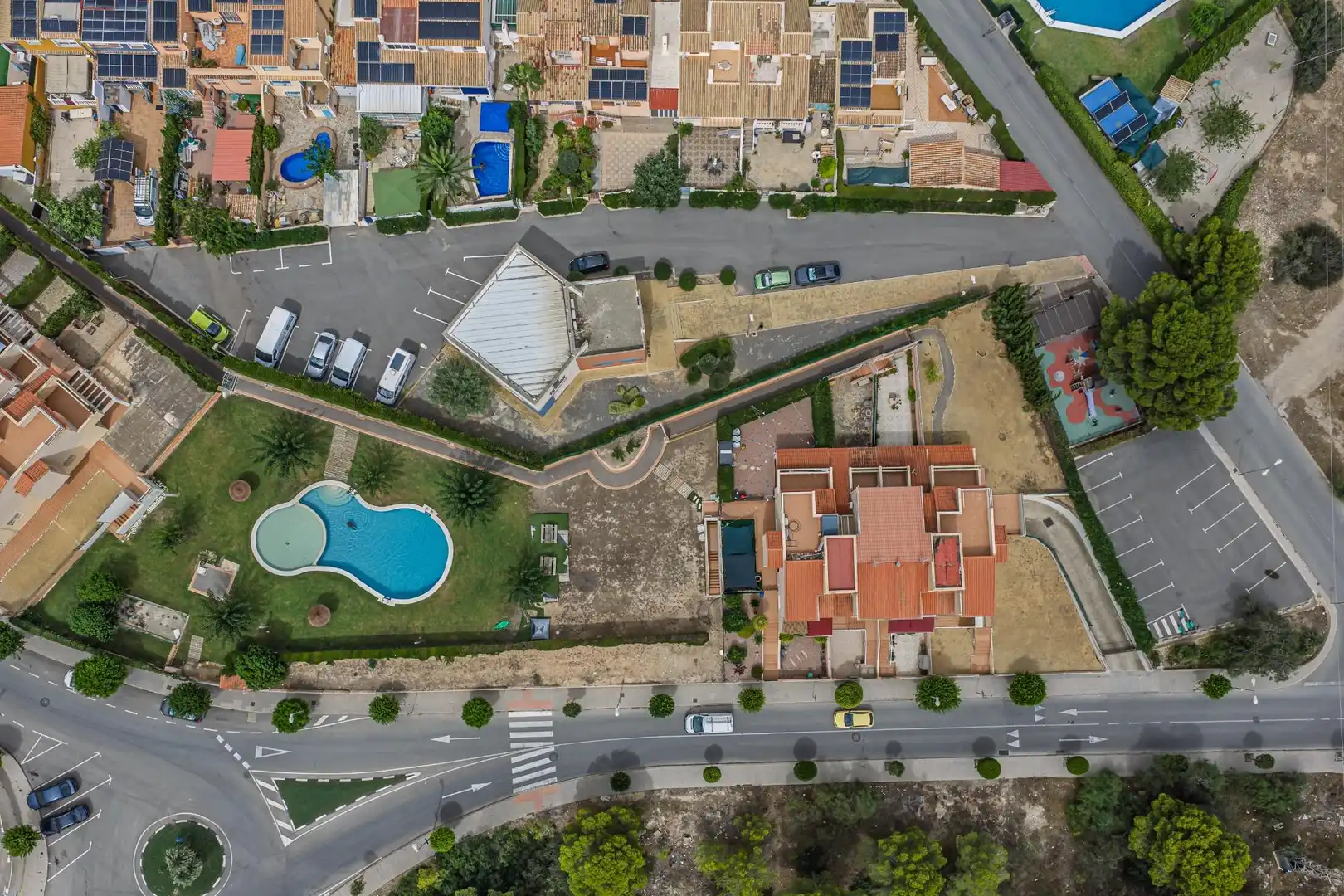 Exterior view of Detached homes for sale in La Nucia  with Air Conditioner, Heating and Private garden