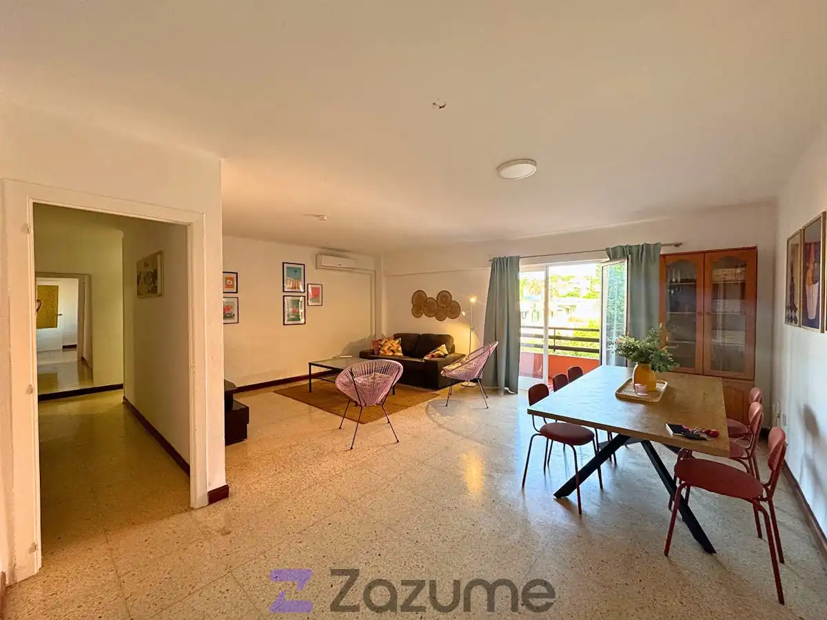 Sala de estar de Piso de alquiler en  Palma de Mallorca con Calefacción, Parquet y Amueblado