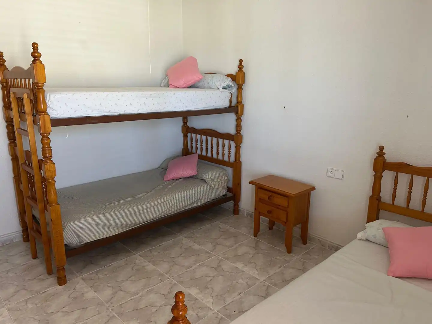 Schlafzimmer von Einfamilien-Reihenhaus zur Miete in Santa Pola mit Möbliert und Haustiere erlaubt