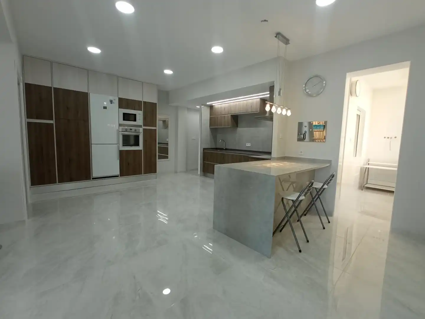 Cocina de Piso de alquiler en Murcia con Aire acondicionado, Calefacción y Amueblado