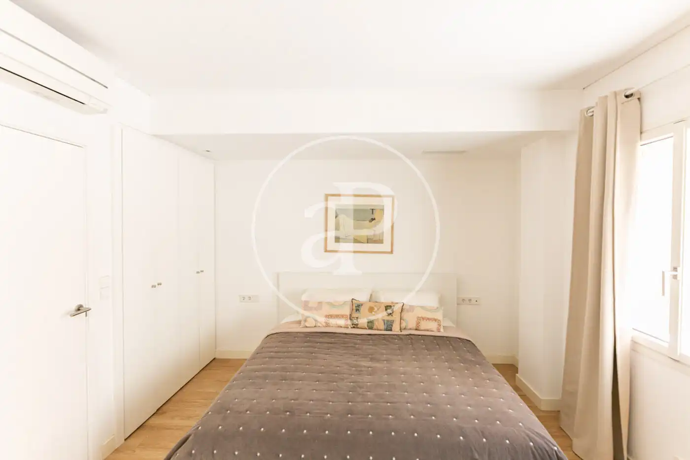 Schlafzimmer von Wohnung zur Miete in  Palma de Mallorca mit Klimaanlage, Terrasse und Möbliert