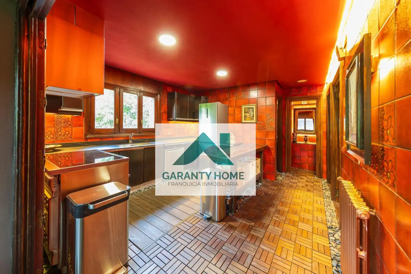 Kitchen of Flat for rent in Las Rozas de Madrid  with Air Conditioner, Heating and Private garden