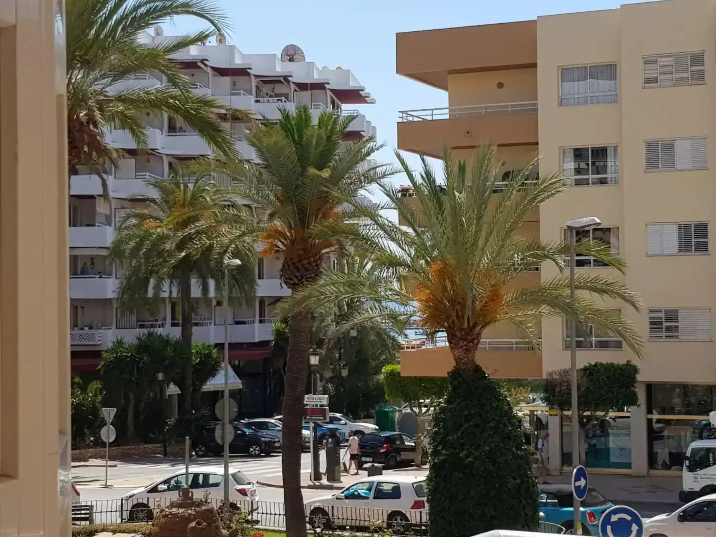 Vista exterior de Piso en venta en Santa Eulària des Riu con Aire acondicionado, Amueblado y Balcón