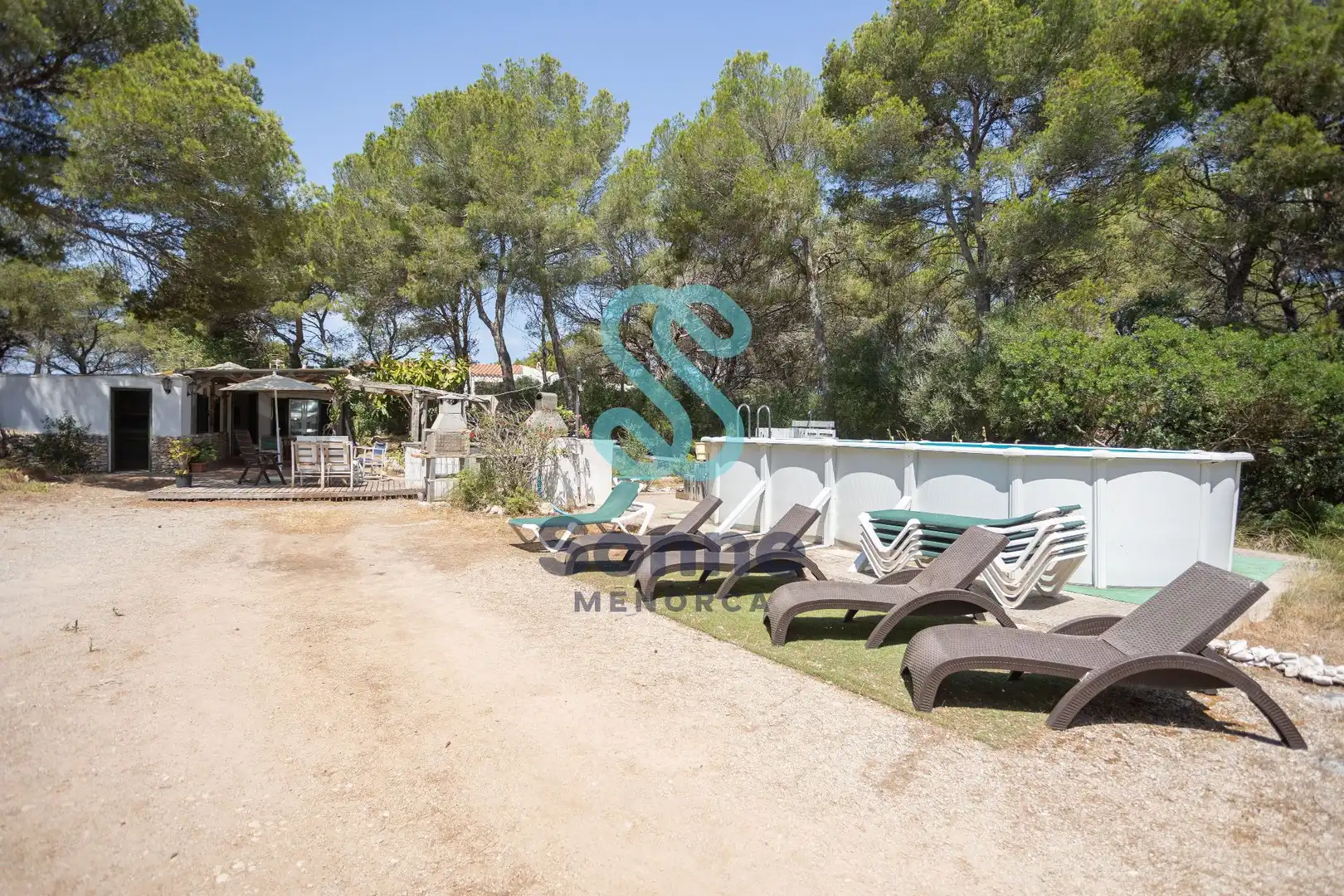 Piscina de Casa o xalet en venda en Ferreries amb Jardí privat, Terrassa i Piscina