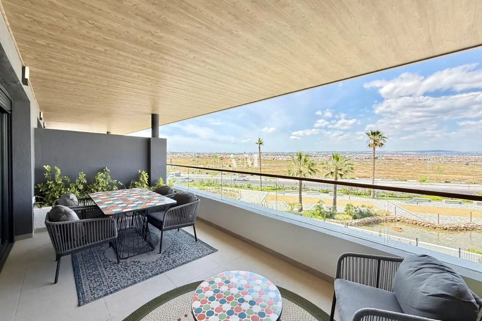 Terraza de Piso de alquiler en Torrevieja con Aire acondicionado, Calefacción y Terraza