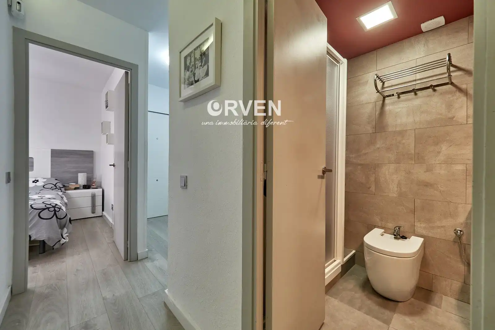Badezimmer von Wohnung zum Verkauf in Torredembarra mit Klimaanlage und Heizung