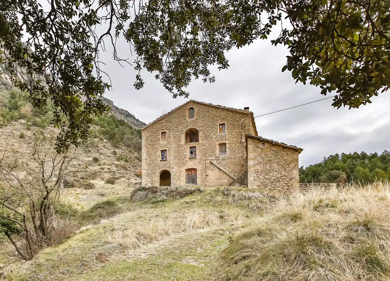 Vista exterior de Finca rústica en venda en Castell de l'Areny