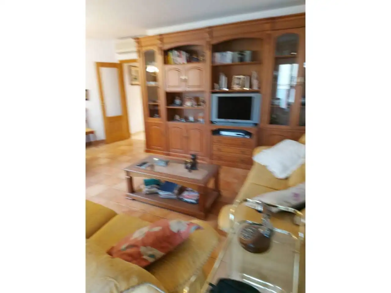 Sala de estar de Piso en venta en Alcolea de Cinca con Aire acondicionado, Calefacción y Terraza