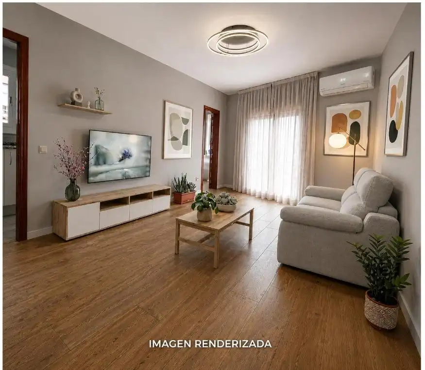 Living room of Attic for sale in Esplugues de Llobregat  with Air Conditioner and Terrace