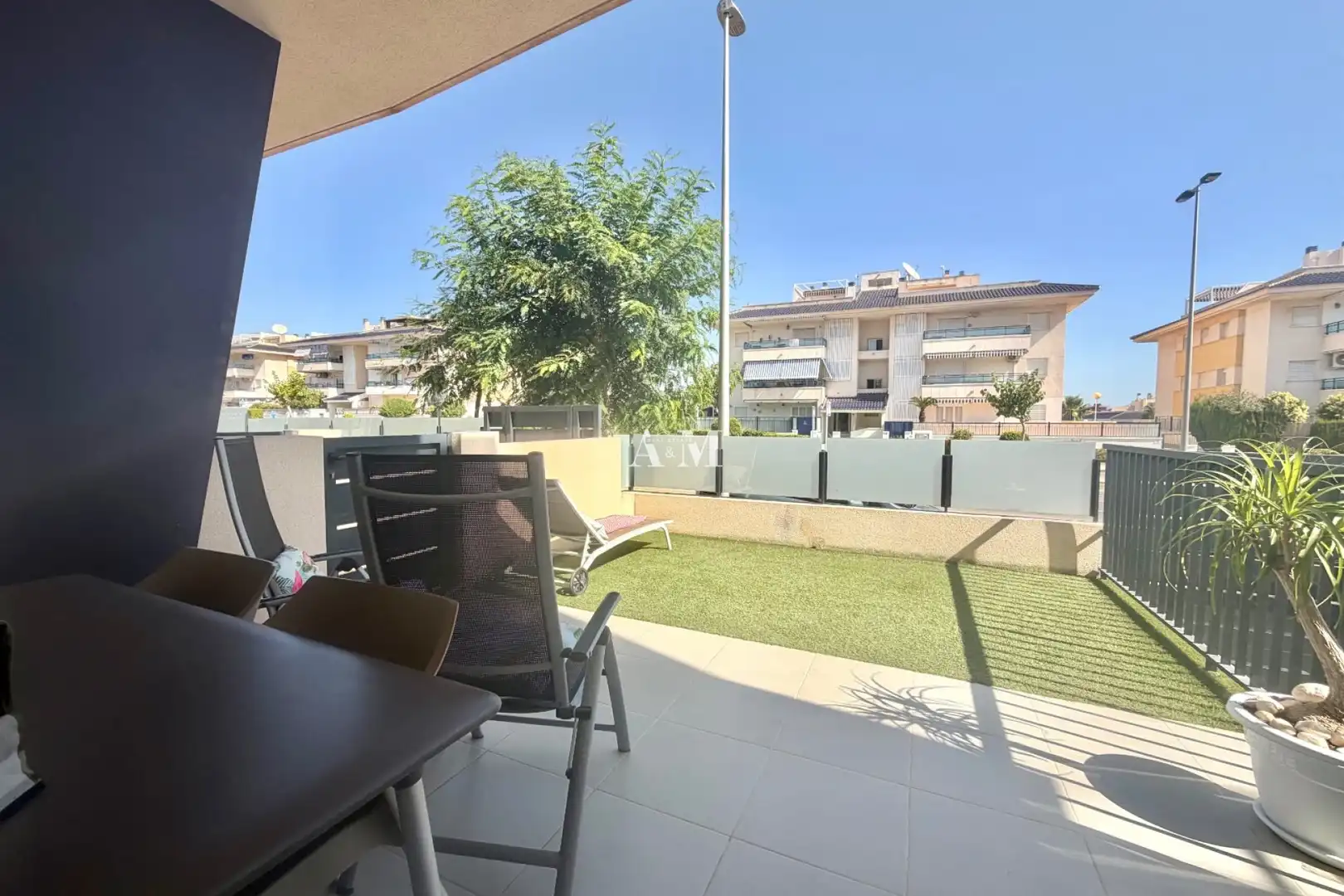 Terrasse von Haus oder Chalet zur Miete in Pilar de la Horadada mit Klimaanlage, Heizung und Terrasse