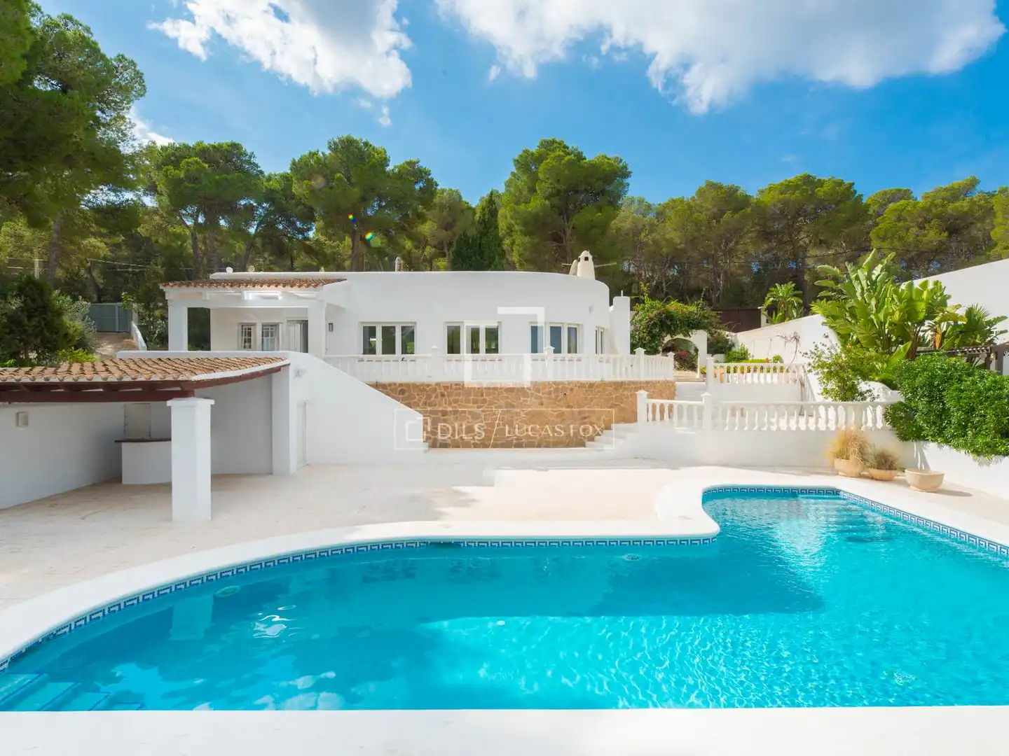 Außenansicht von Country house zum Verkauf in Sant Josep de sa Talaia mit Klimaanlage, Privatgarten und Terrasse