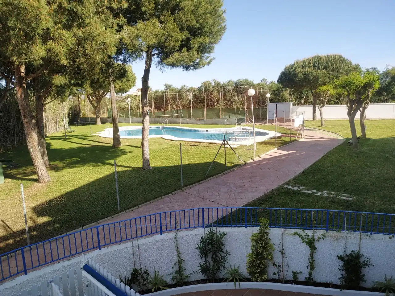 Piscina de Pis de lloguer en Sanlúcar de Barrameda amb Aire condicionat, Calefacció i Terrassa