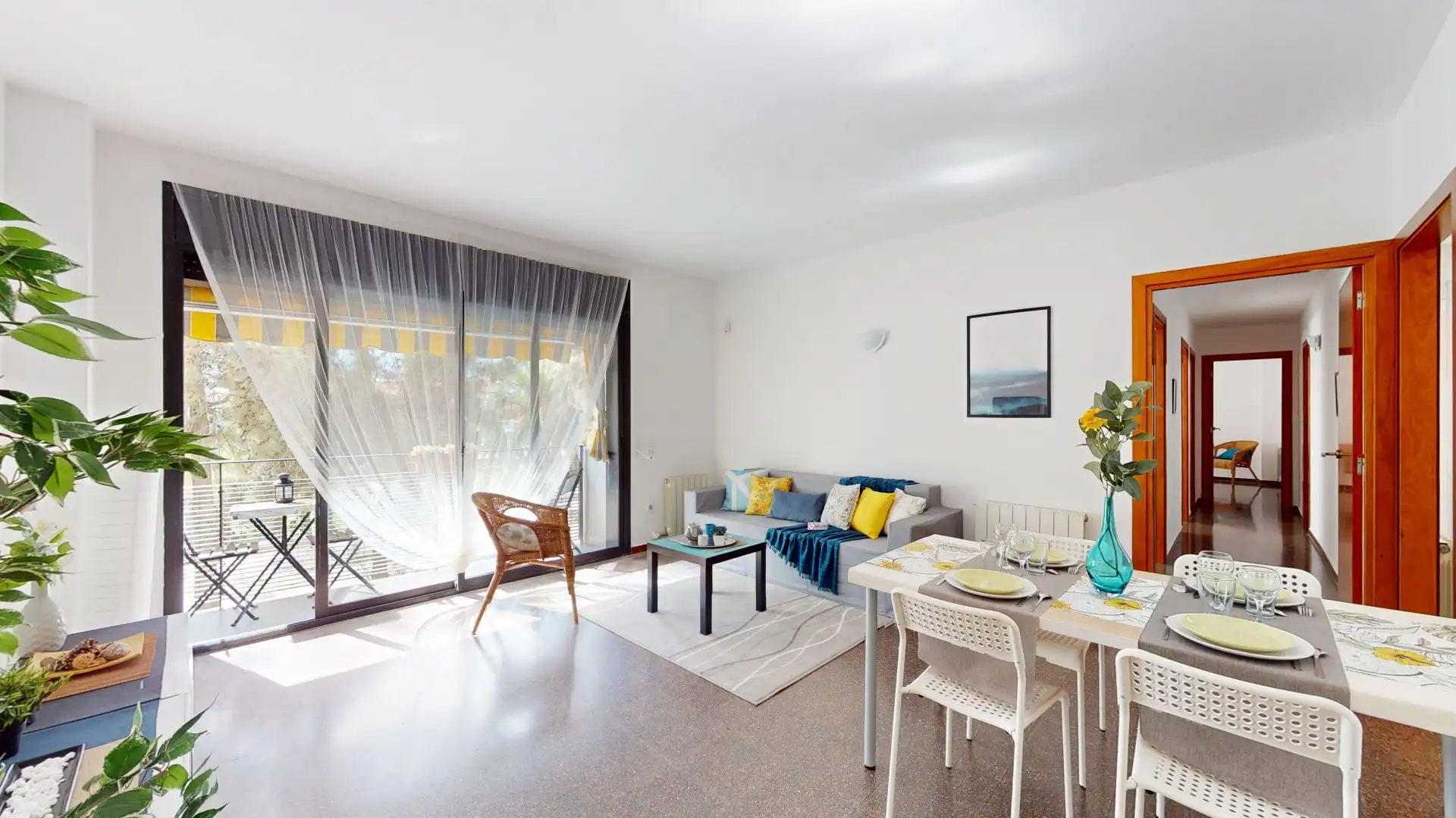Sala de estar de Piso en venta en Nou Barris