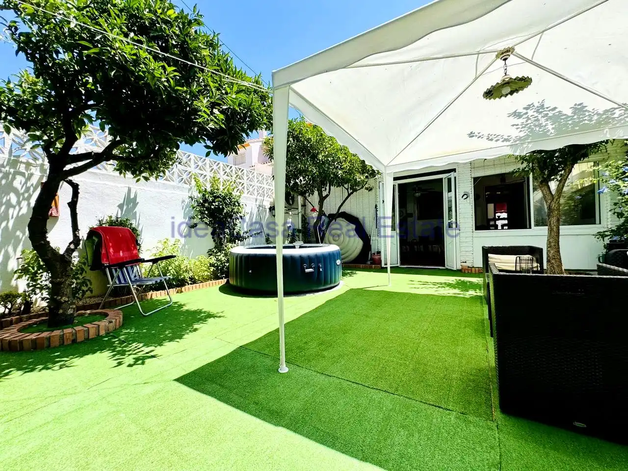 Terrassa de Casa o xalet en venda en Málaga amb Aire condicionat, Jardí privat i Terrassa