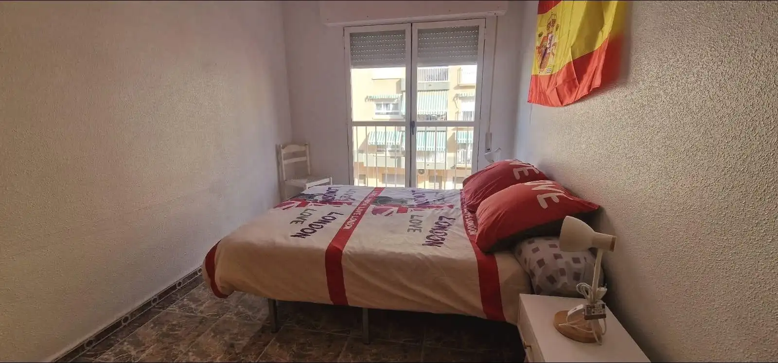 Bedroom of Flat for rent in Águilas  with Air Conditioner and Furnished