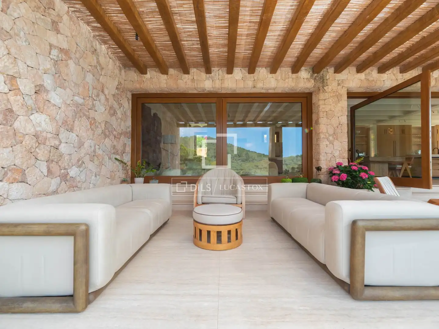 Terraza de Casa o chalet en venta en Santa Eulària des Riu con Aire acondicionado, Calefacción y Jardín privado