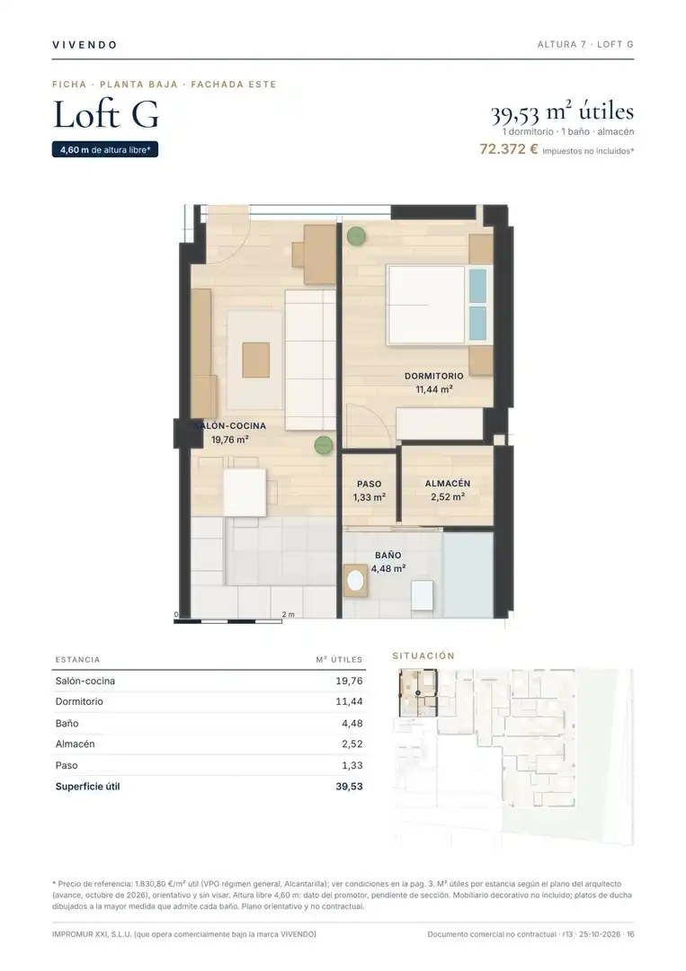 Loft en venta en Alcantarilla