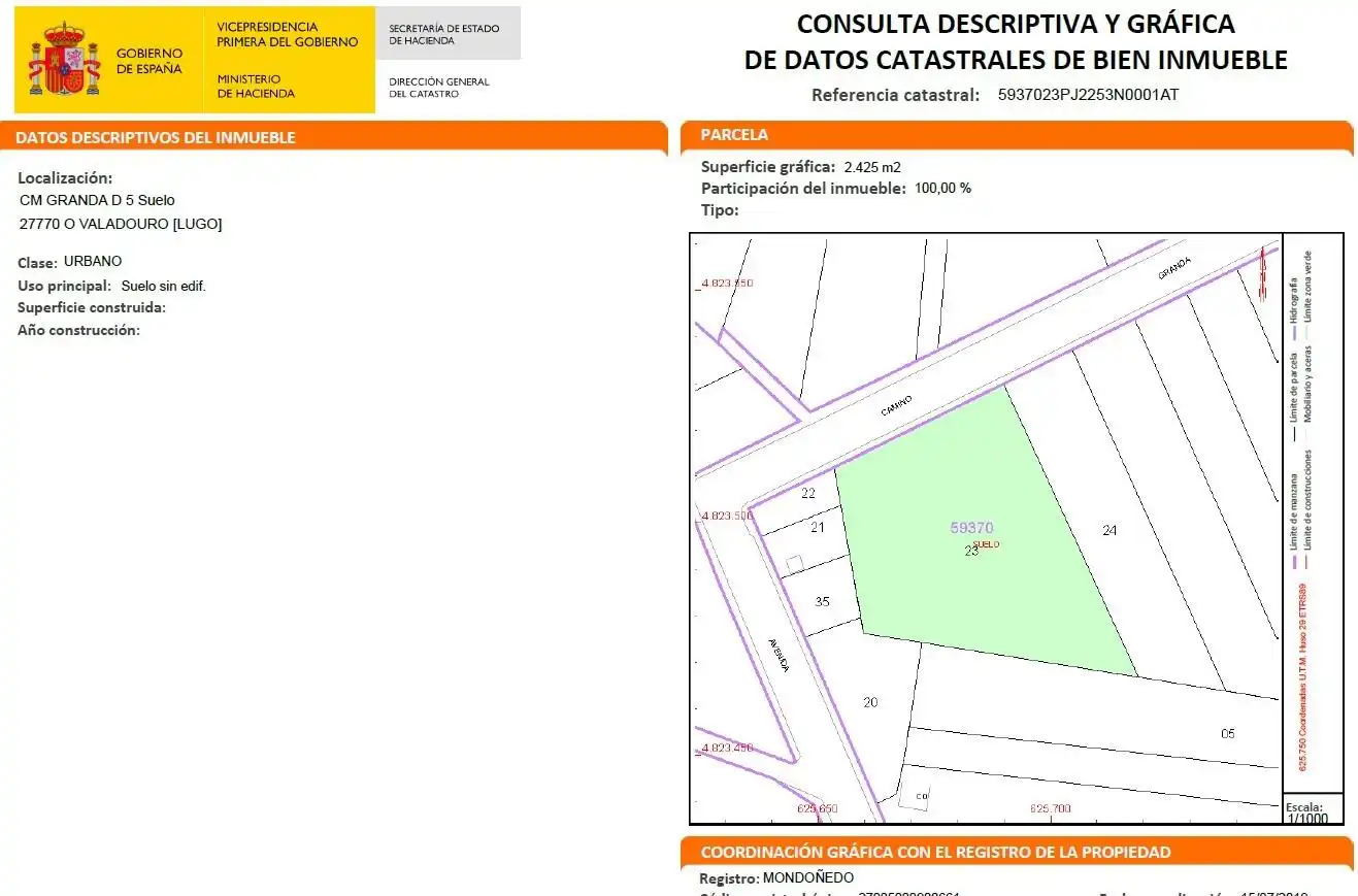 Residencial en venda a GRANDA D, 5, O Valadouro