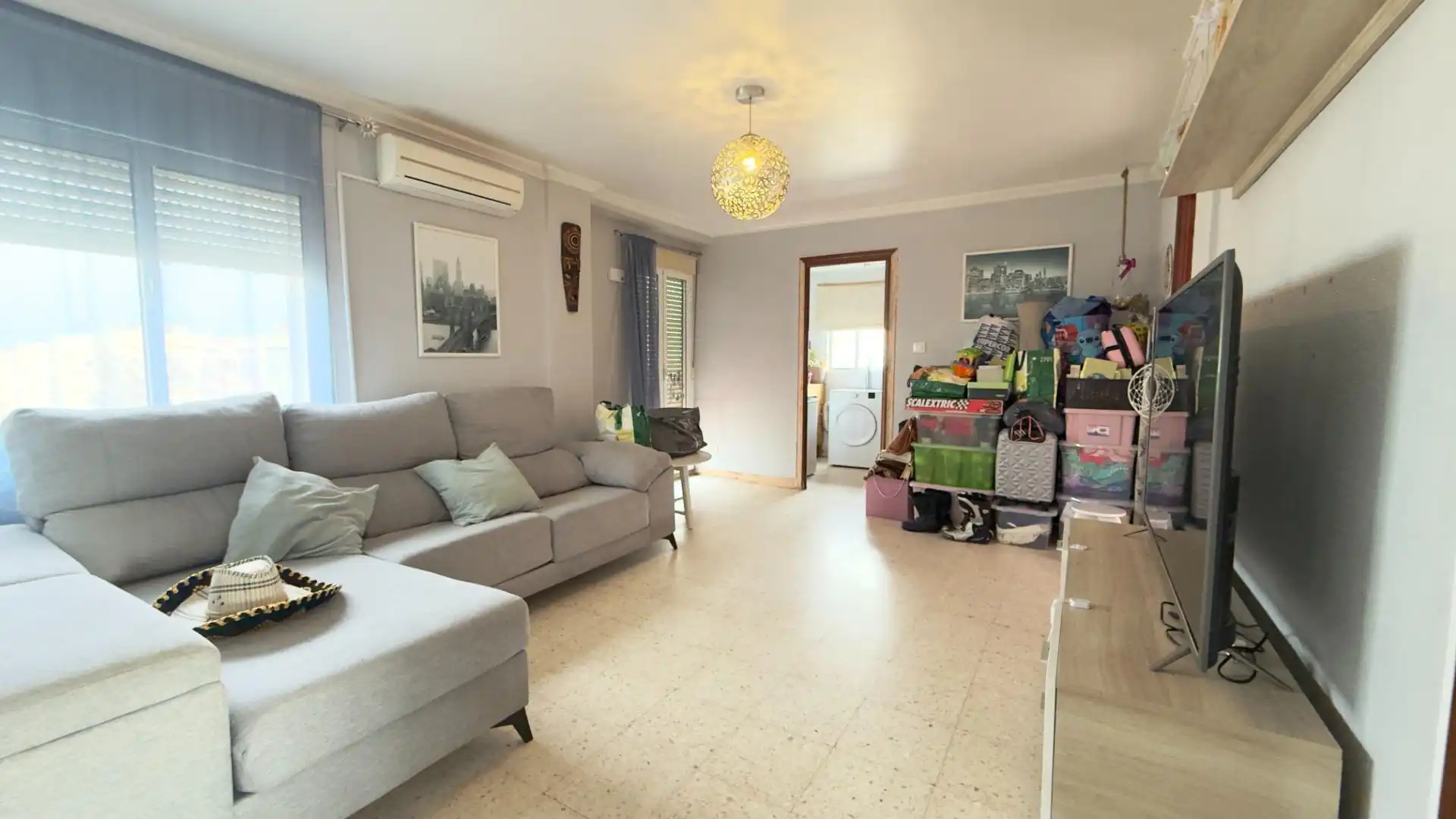 Living room of Flat for sale in Jerez de la Frontera  with Air Conditioner, Storage room and Balcony
