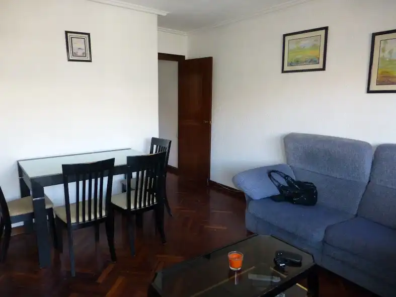 Sala de estar de Piso de alquiler en Zaragoza con Calefacción, Parquet y Amueblado
