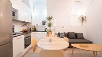 Kitchen of Flat for sale in  Madrid Capital  with Heating and Furnished