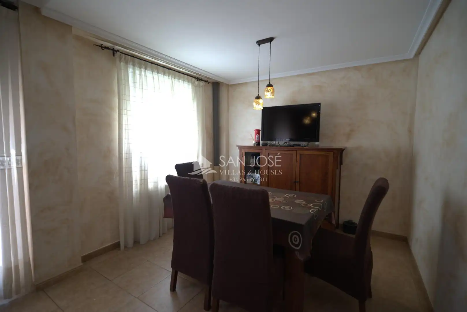 Dining room of Detached homes for sale in Aspe  with Air Conditioner, Heating and Private garden