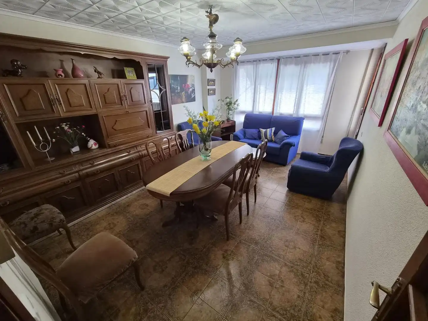Dining room of Flat for rent in Castellón de la Plana / Castelló de la Plana  with Furnished and Balcony