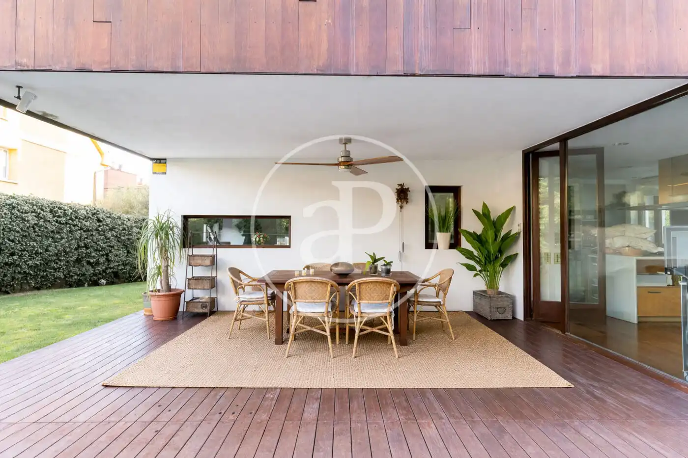 Terrace of Houses for sale in Sant Cugat del Vallès  with Air Conditioner, Heating and Private garden