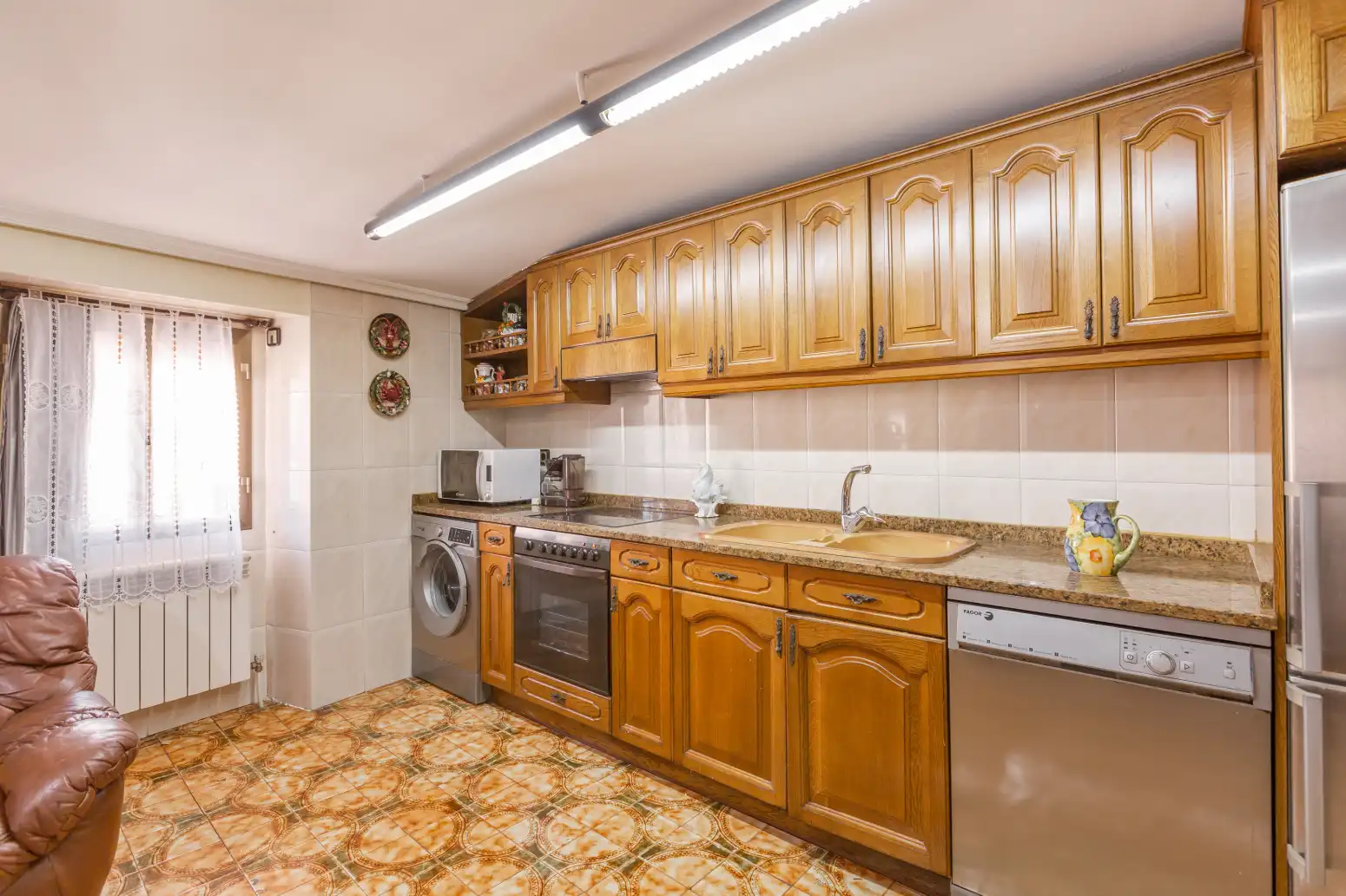 Cocina de Casa o chalet en venta en Galar con Calefacción, Jardín privado y Parquet