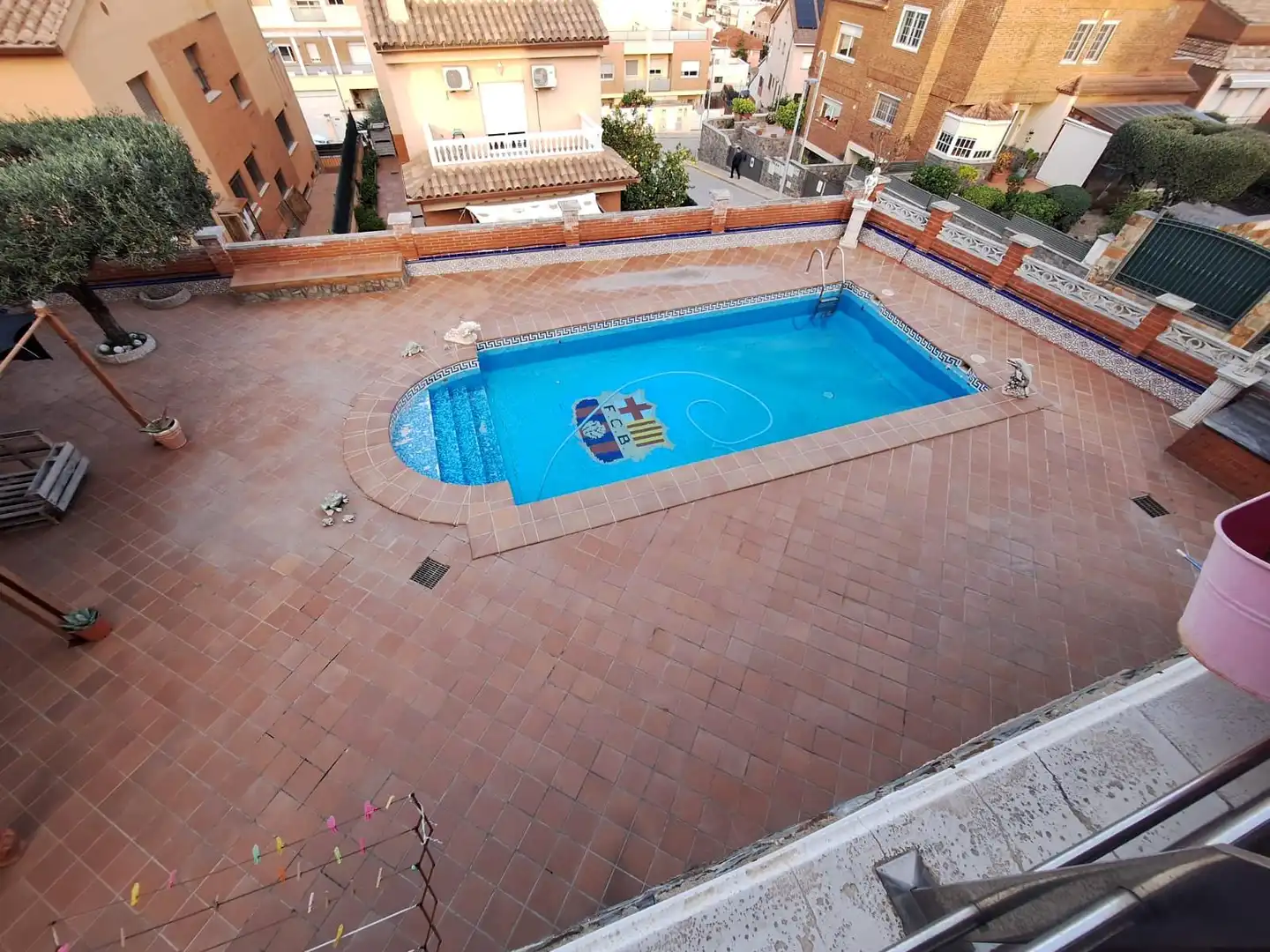 Swimming pool of Houses for sale in Santa Perpètua de Mogoda  with Air Conditioner, Private garden and Terrace