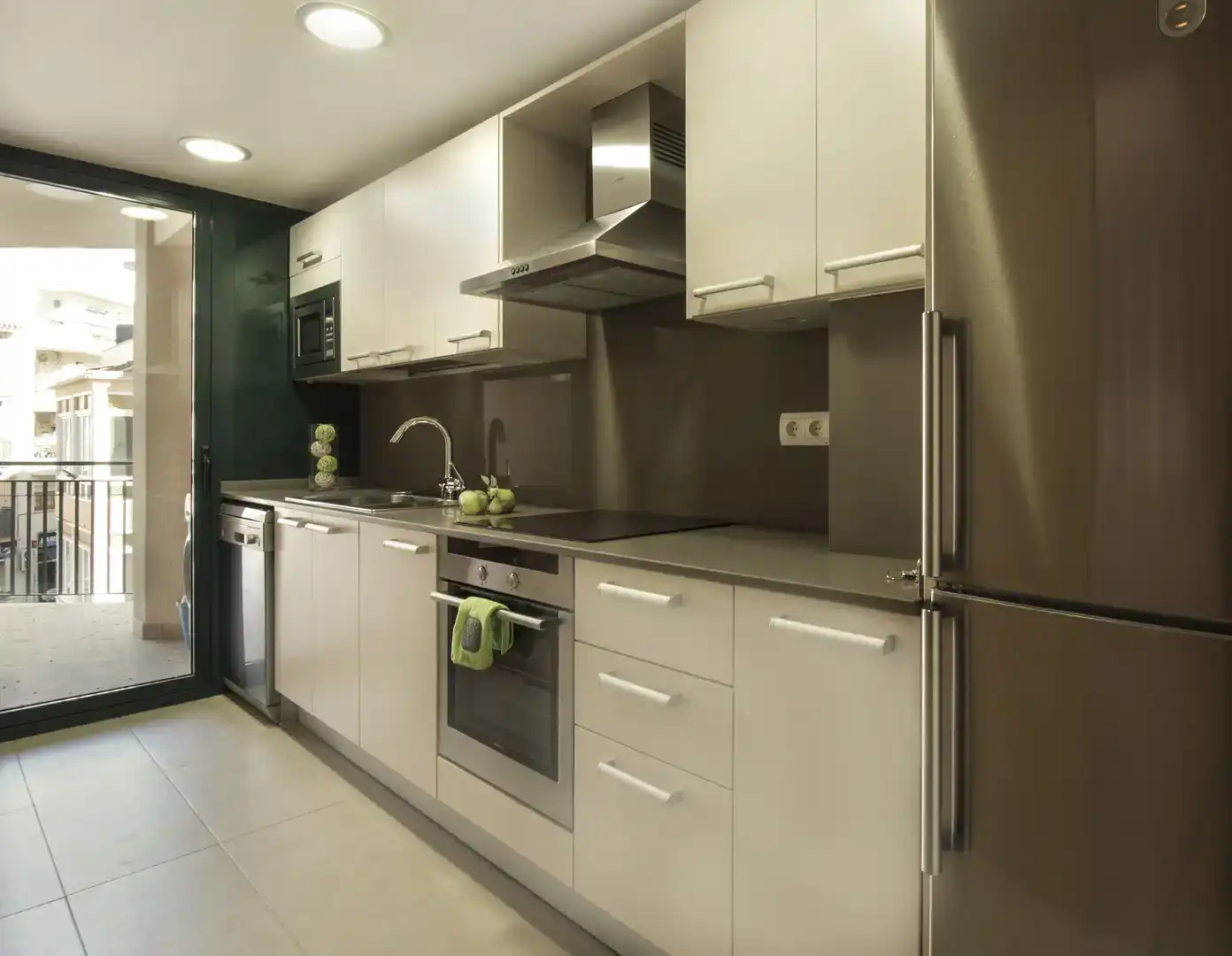 Küche von Wohnung zur Miete in Cambrils mit Klimaanlage und Balkon