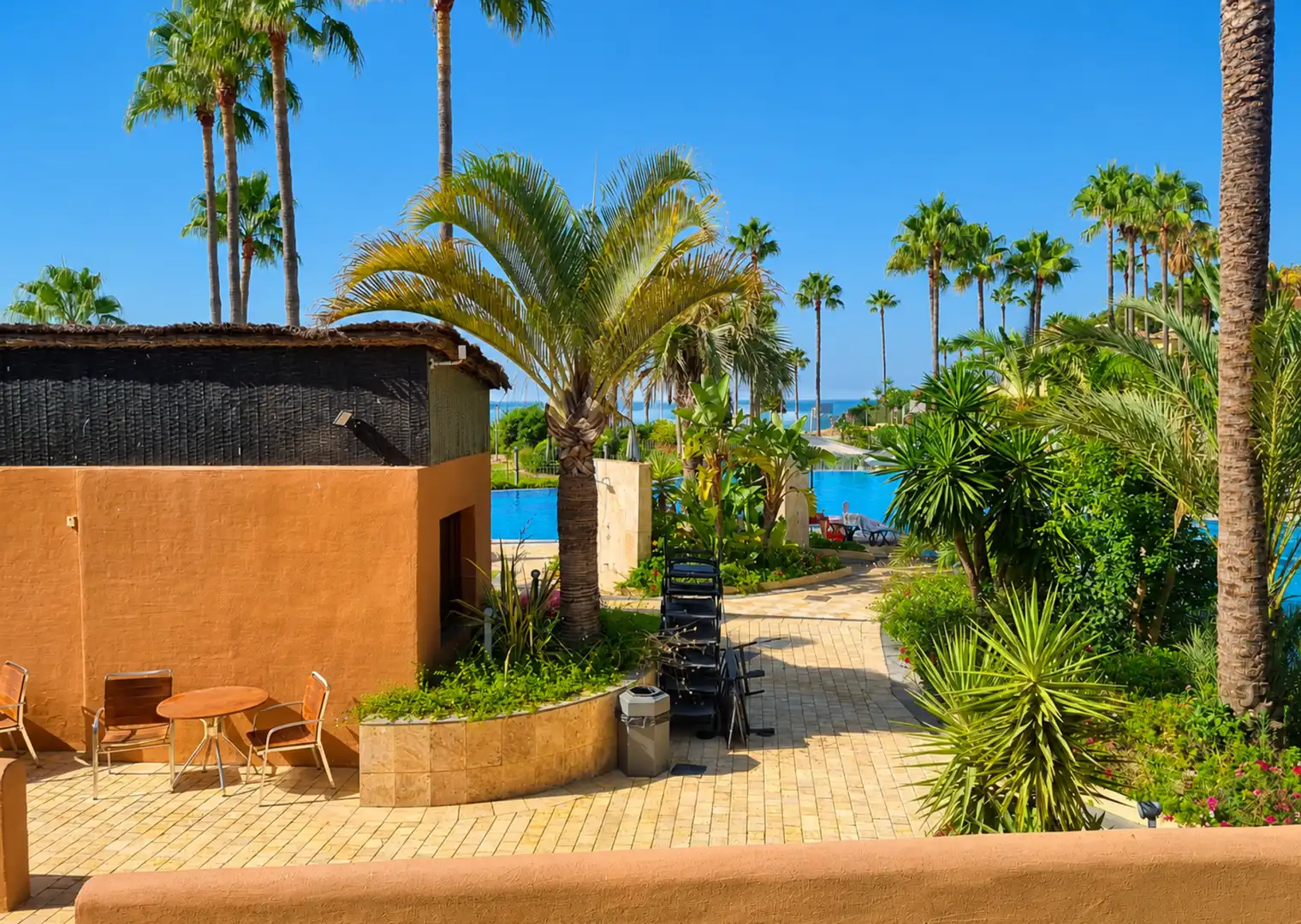 Terrassa de Apartament en venda en Estepona amb Aire condicionat, Terrassa i Moblat