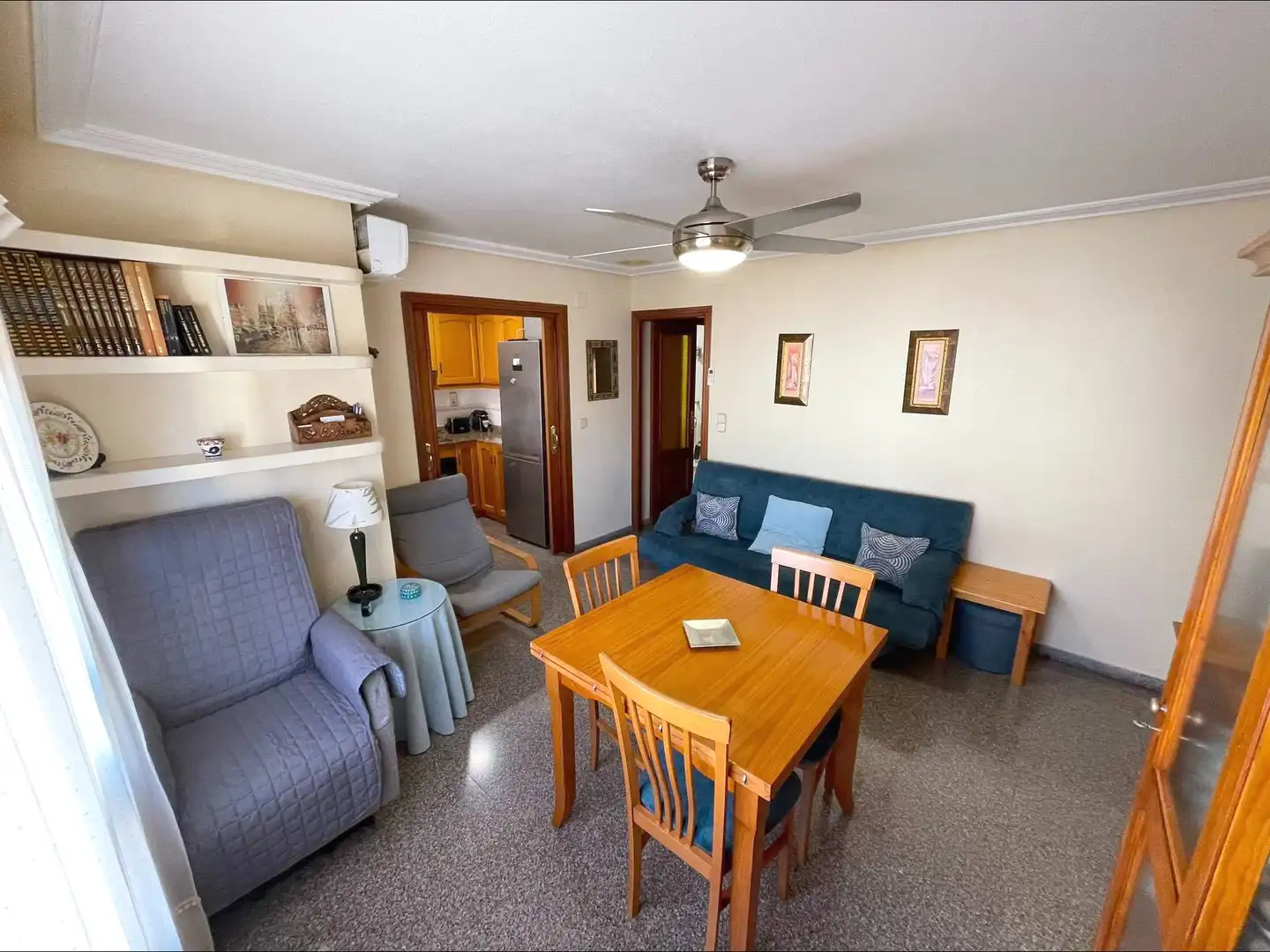 Living room of Flat for rent in Elche / Elx  with Air Conditioner, Heating and Furnished