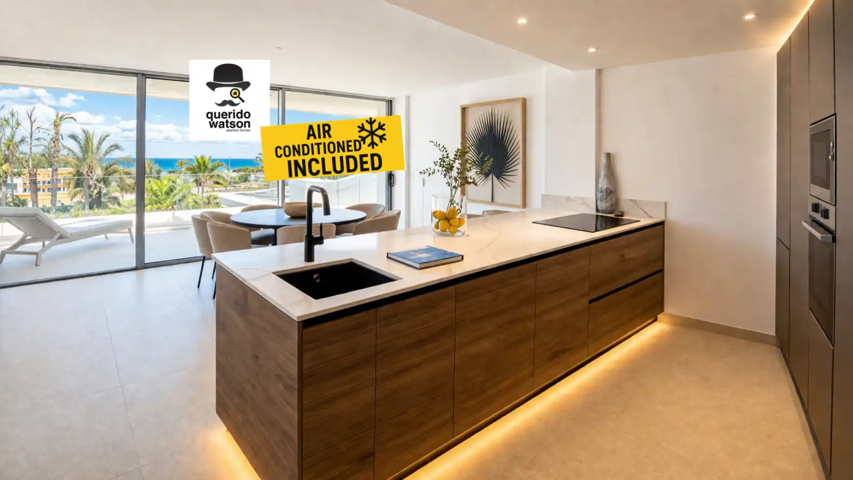 Cocina de Planta baja en venta en Cartagena con Aire acondicionado, Calefacción y Jardín privado