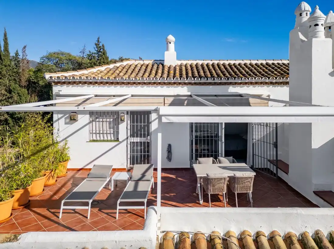 Terrassa de Dúplex en venda en Marbella amb Aire condicionat, Calefacció i Jardí privat