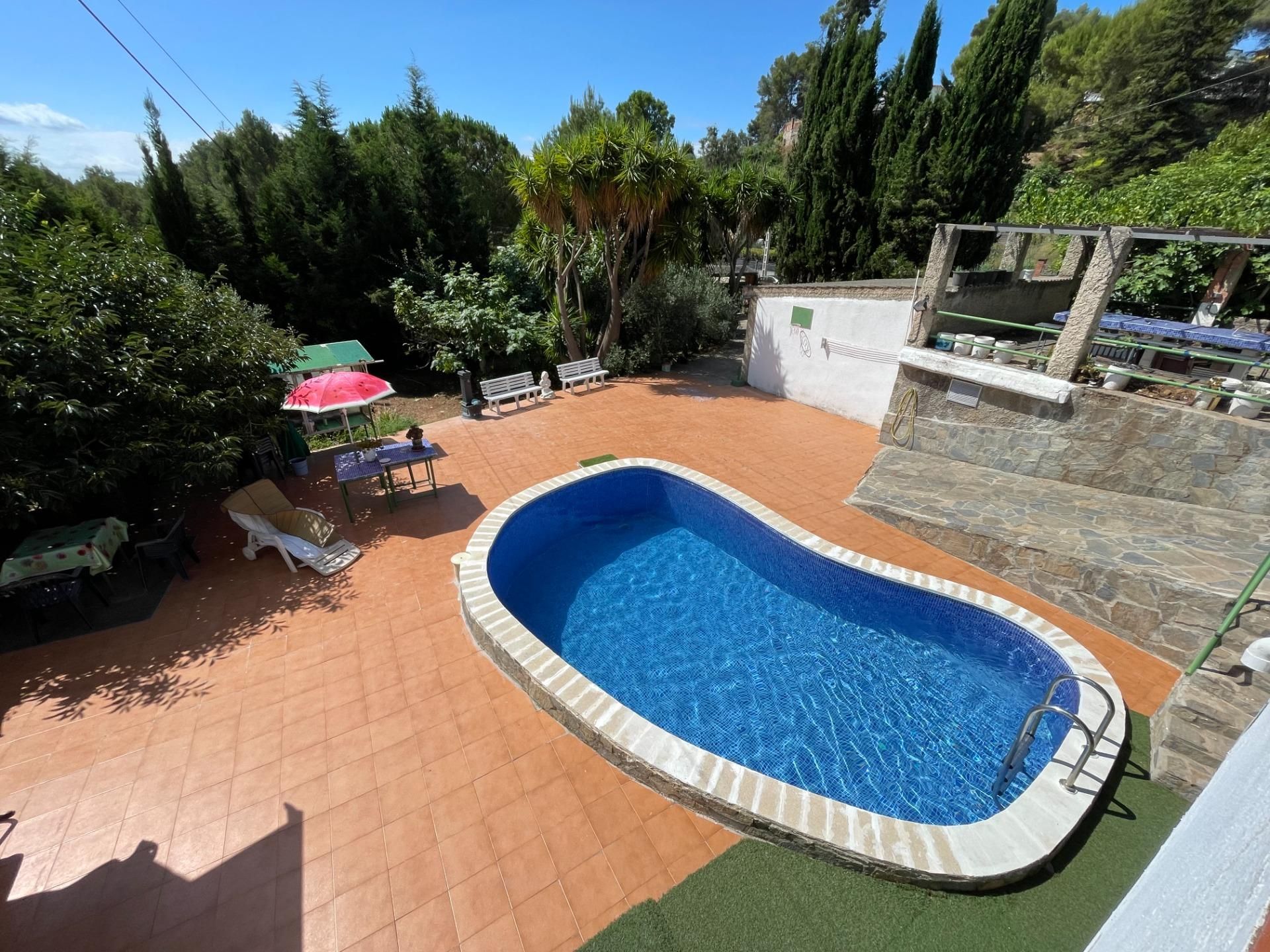 Swimming pool of House or chalet for sale in Cabrera d'Anoia  with Air Conditioner, Heating and Private garden