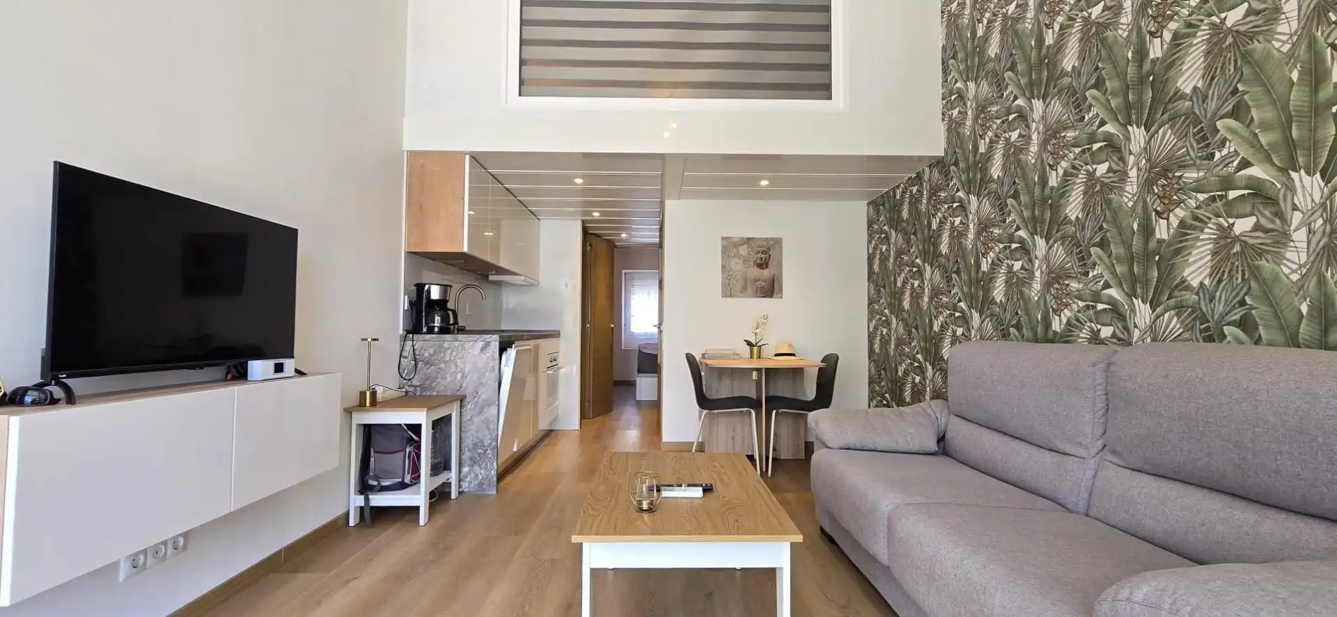 Living room of Houses for rent in San Bartolomé de Tirajana  with Air Conditioner, Private garden and Terrace