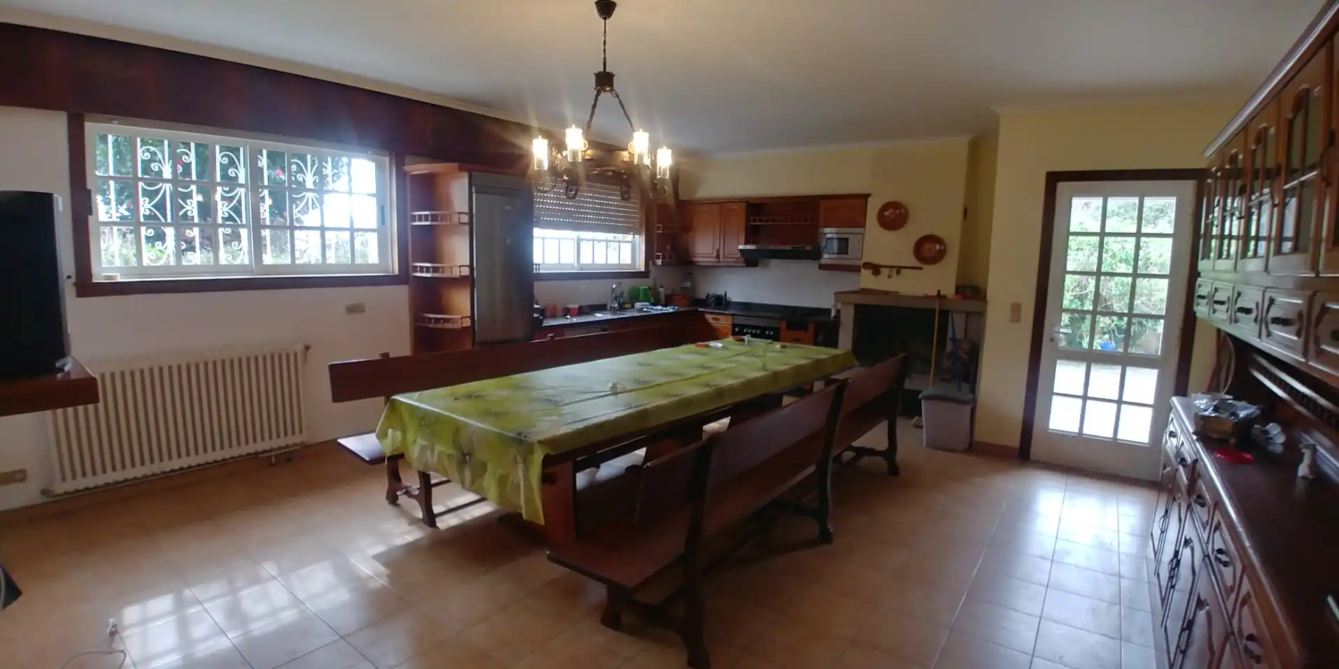 Dining room of Houses for sale in Oleiros  with Heating, Private garden and Storage room