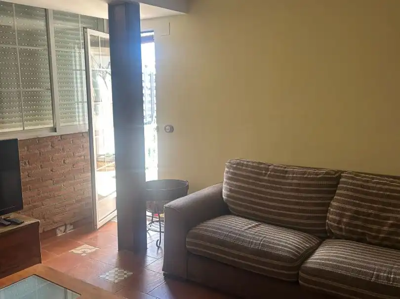 Wohnzimmer von Wohnung zur Miete in Valencia mit Klimaanlage, Heizung und Parkett