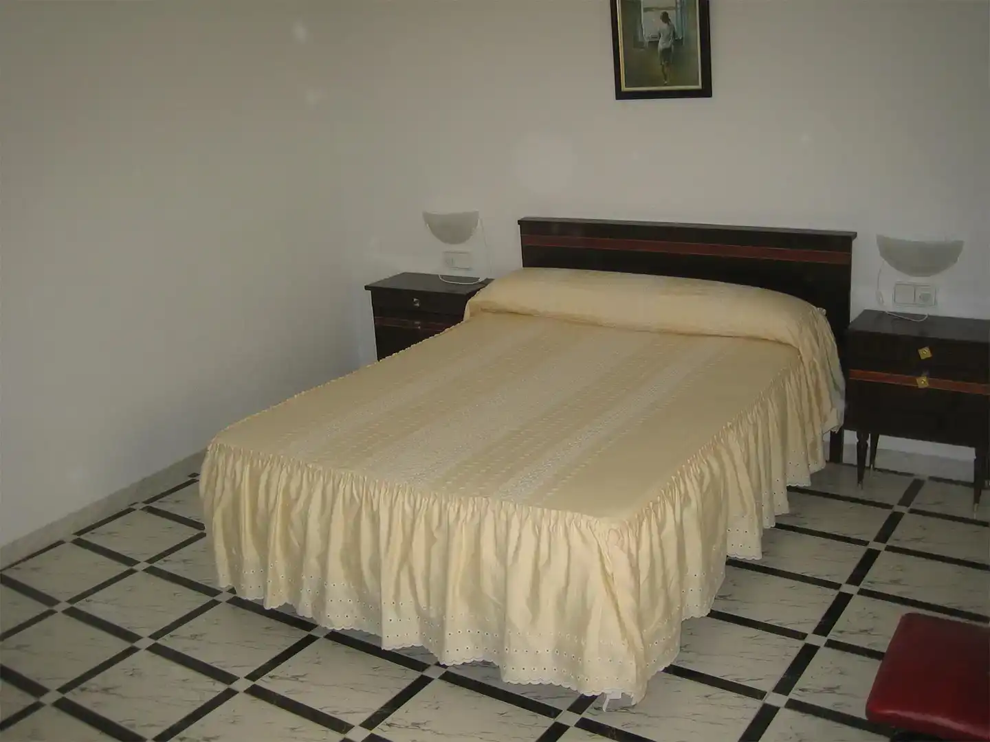 Schlafzimmer von Wohnung zur Miete in Paterna de Rivera mit Möbliert, Waschmaschine und Mikrowelle