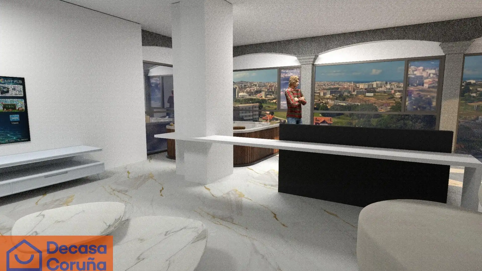 Houses for sale in A Coruña Capital   with Heating, Private garden and Terrace