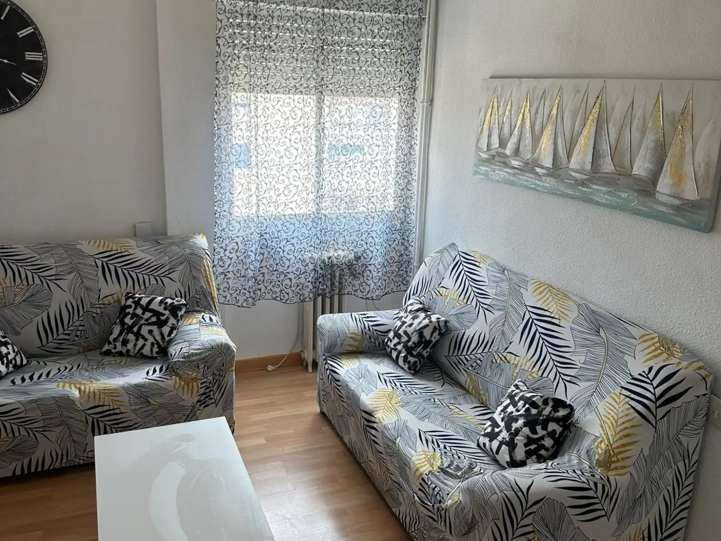 Wohnzimmer von Wohnung zur Miete in Murcia mit Klimaanlage, Heizung und Möbliert