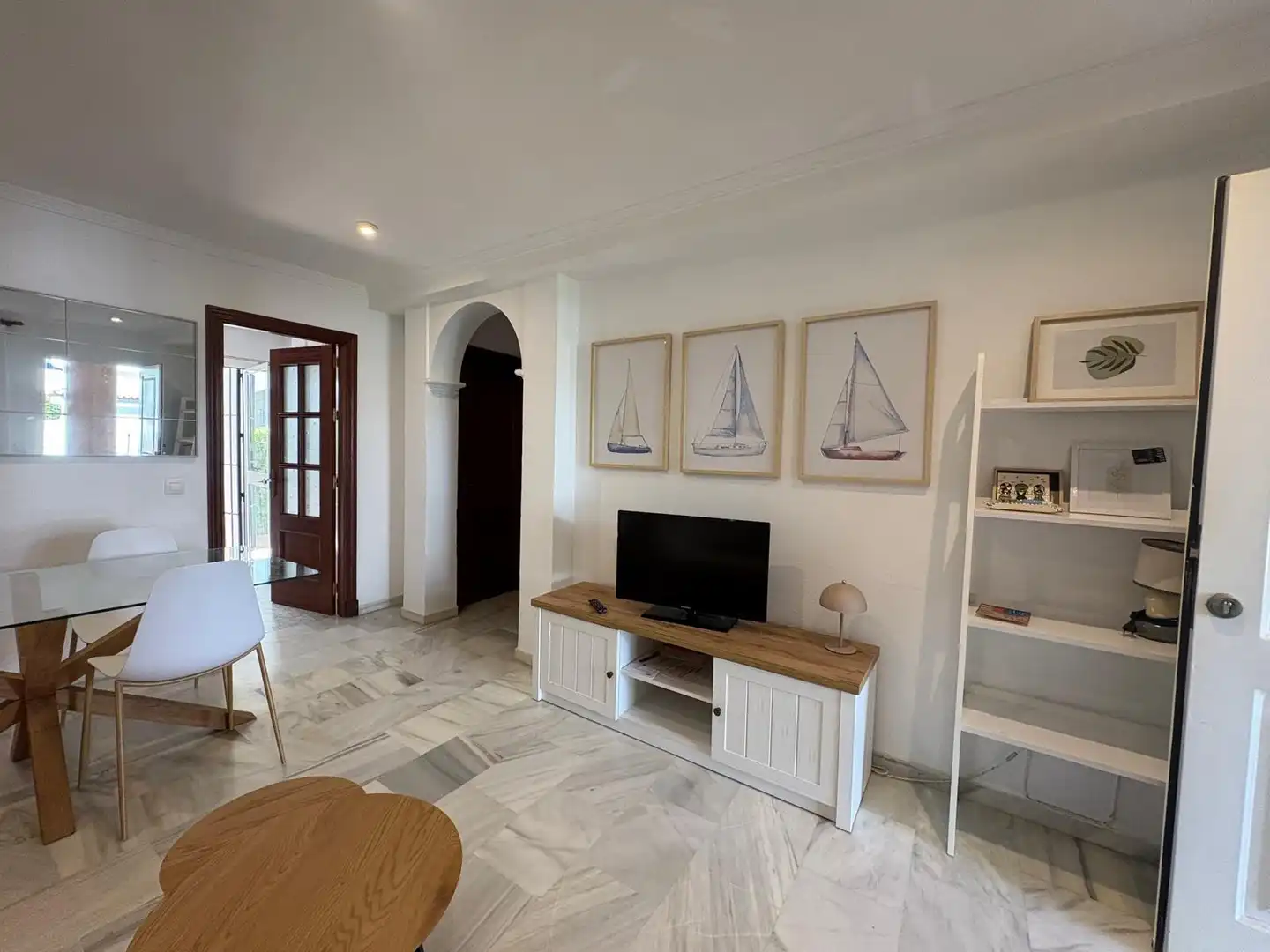 Living room of Apartments for rent in Chiclana de la Frontera  with Furnished and Community pool