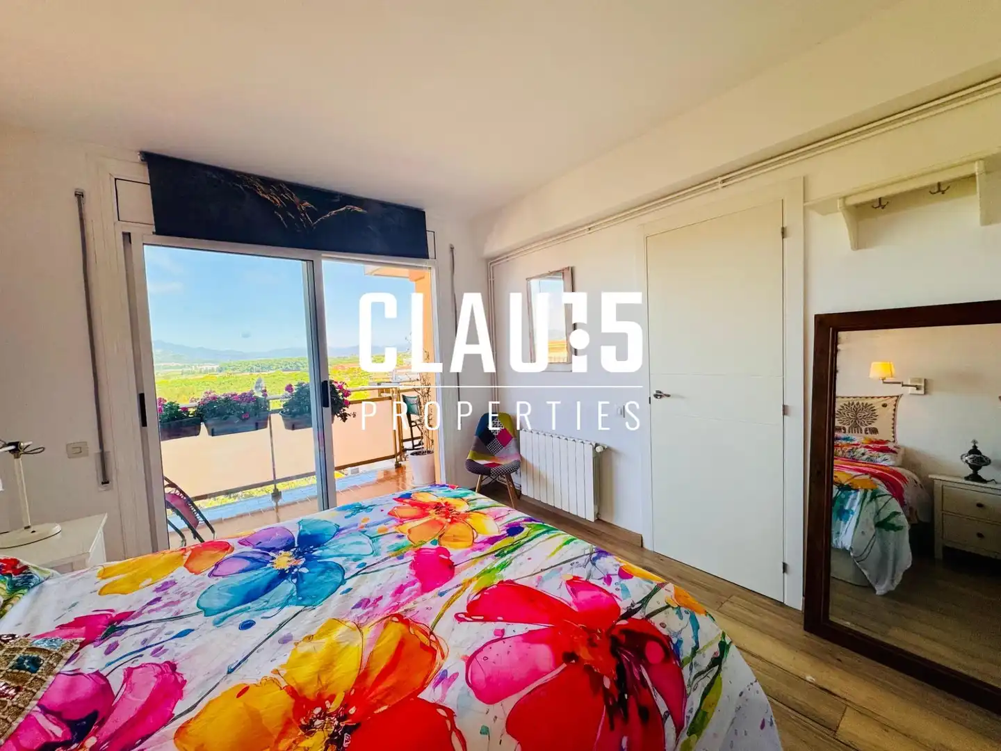Bedroom of Flat for sale in Blanes  with Heating, Parquet flooring and Balcony